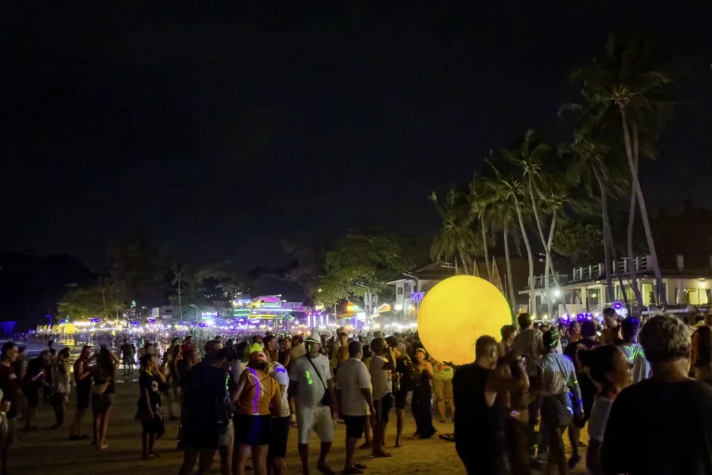 Koh Phangan, Haad Rin, Full Moon Party