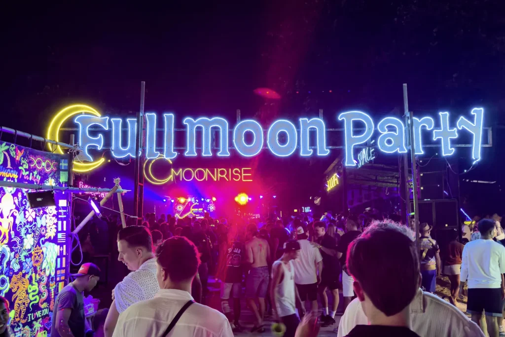Koh Phangan, Haad Rin, Full Moon Party