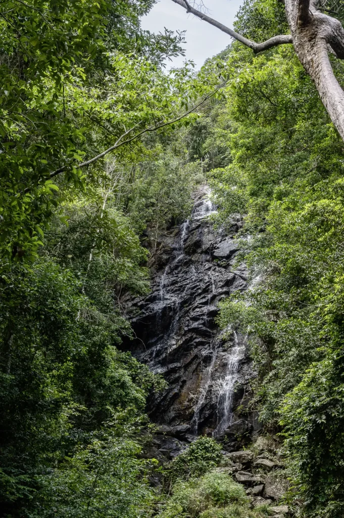 Koh Phangan, Roller Route Tempel und Strände im Norden, Phaeng Wasserfall