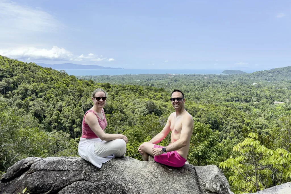 Koh Phangan, Roller Route Tempel und Strände im Norden, Domesila Viewpoint