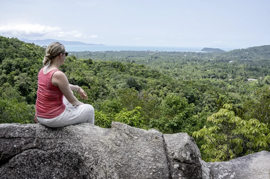 Koh Phangan, Roller Route Tempel und Strände im Norden, Domesila Viewpoint