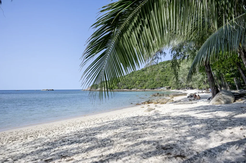 Koh Phangan, Roller Route Tempel und Strände im Norden, Bottle Beach