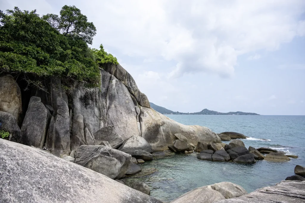 Koh Samui, Roller Route Ostküste, Grandmother and Grandfather Rock