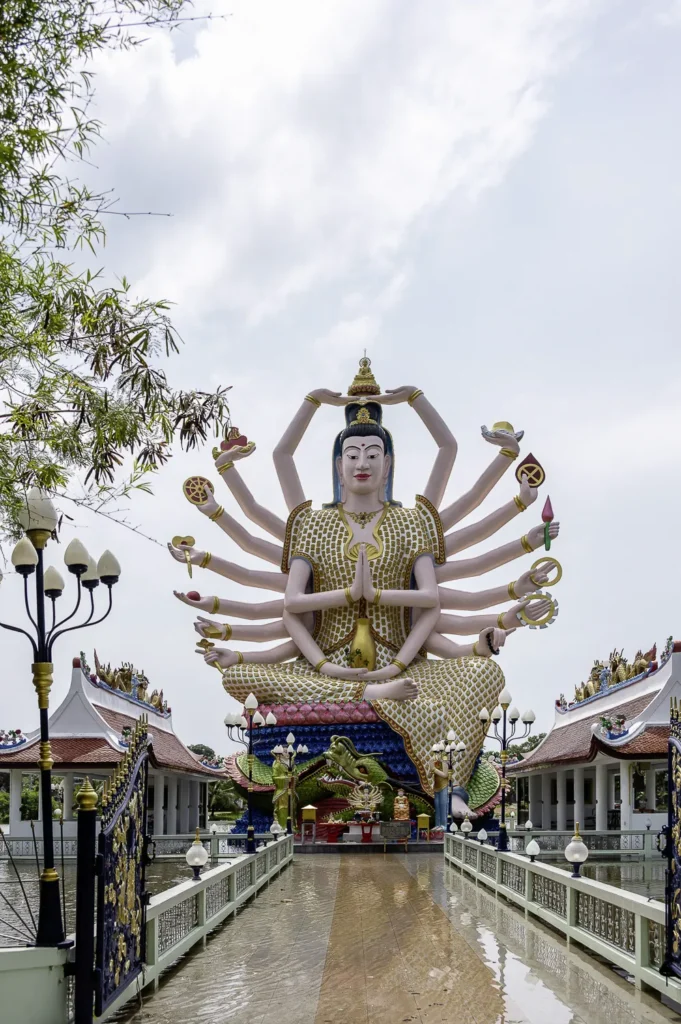 Koh Samui, Roller Tour Nordosten, Wat Lai Plaem